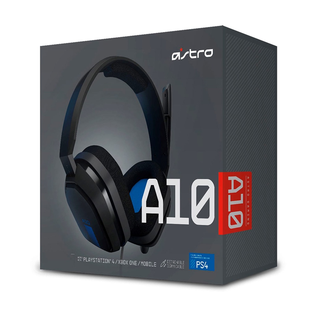 [A10-BLACK/BLUE] Astro By Logitech - Audifonos Gaming Headset [Negro/Azul]