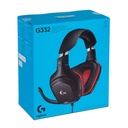 [G332] Logitech - Audifonos con Micrófono Volteable Gaming 981-000755