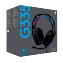 [G335] Logitech - Audifonos con Micrófono Gaming Negro 981-000977