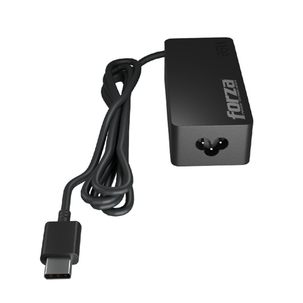 [FNA-601C] Forza - Adaptador Cargador Universal de 65W USB-C Electrónicos 110V/220V