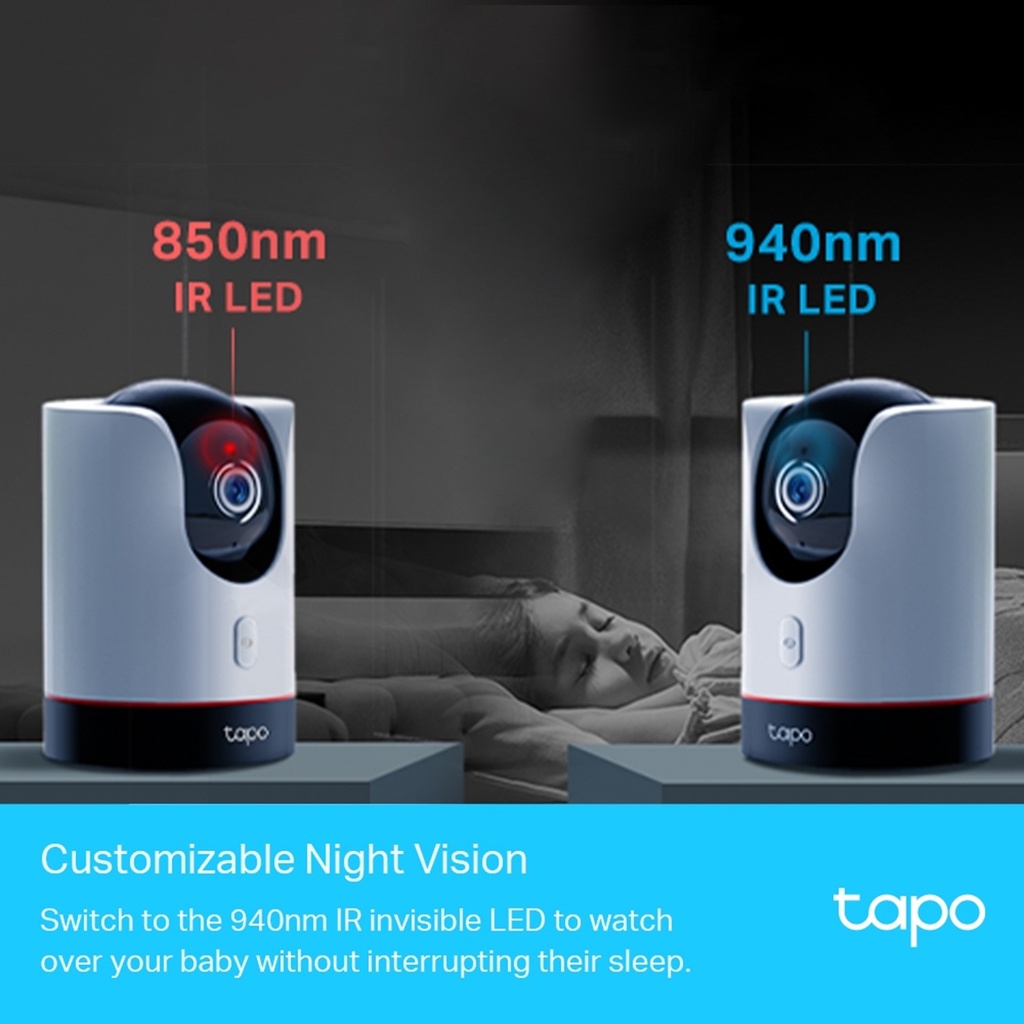 [C225] Tapo by TP-Link - Cámara HD [2K] Inteligente de Vigilancia Rotatoria 360° Wifi
