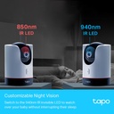 [C225] Tapo by TP-Link - Cámara HD [2K] Inteligente de Vigilancia Rotatoria 360° Wifi
