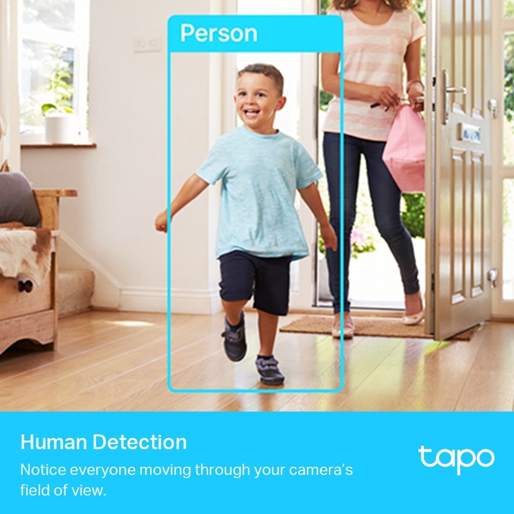 [C500] Tapo by TP-Link - Cámara HD 1080P [2MP] Inteligente de Vigilancia Rotatoria 360° Wifi