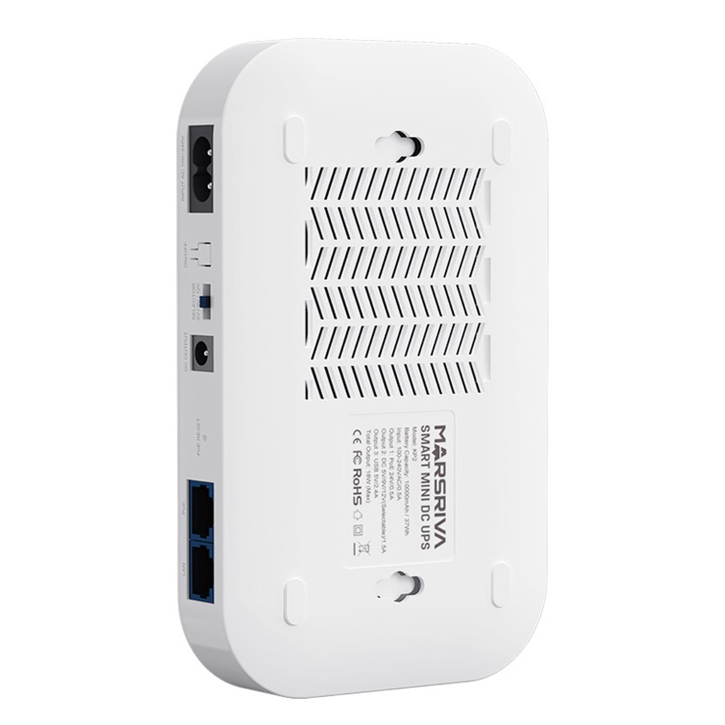 [KP2] Marsriva - Mini UPS 10.000Mah 18W 3 Puertos DC 5V/9V/12V y POE [24V]
