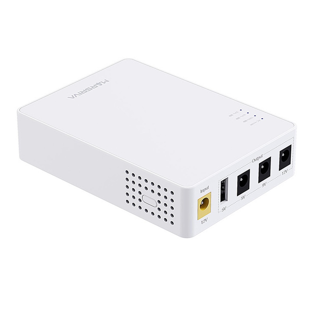 [KP3] Marsriva - Mini UPS 10.000Mah 18W 4 Puertos DC 5V/ 9V/ 12V y USB 5V