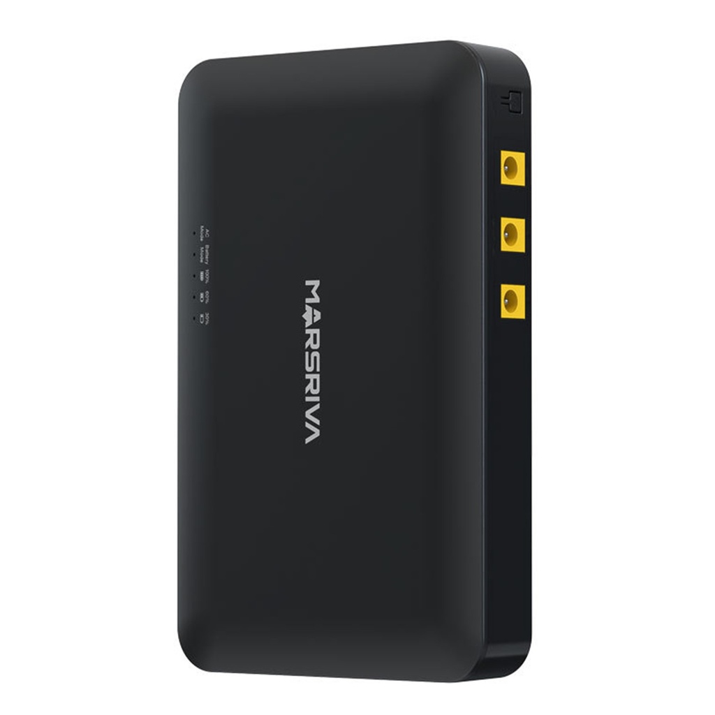 [KP1-EC] Marsriva -  Mini UPS Inteligente 8.000Mah 18W 5 Puertos 4DC y 1USB