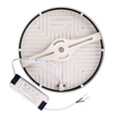 [624SML-6.5K] Lucerna - Lampara Panel MaxiLumen Alta Potencia LED 24W 6" 6500K Luz Fria Redonda Superficial 2400lm