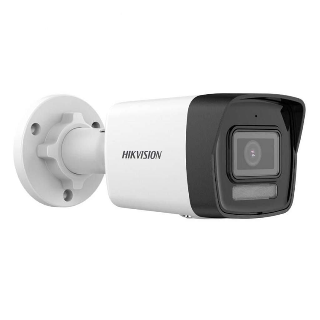 [DS-2CD1043G2-LIU(2.8mm)] Hikvision - Cámara HD Bullet con Audio IP 2K [4MP] Lente 2.8mm Acusense Dual Light [Metal/Plástico]