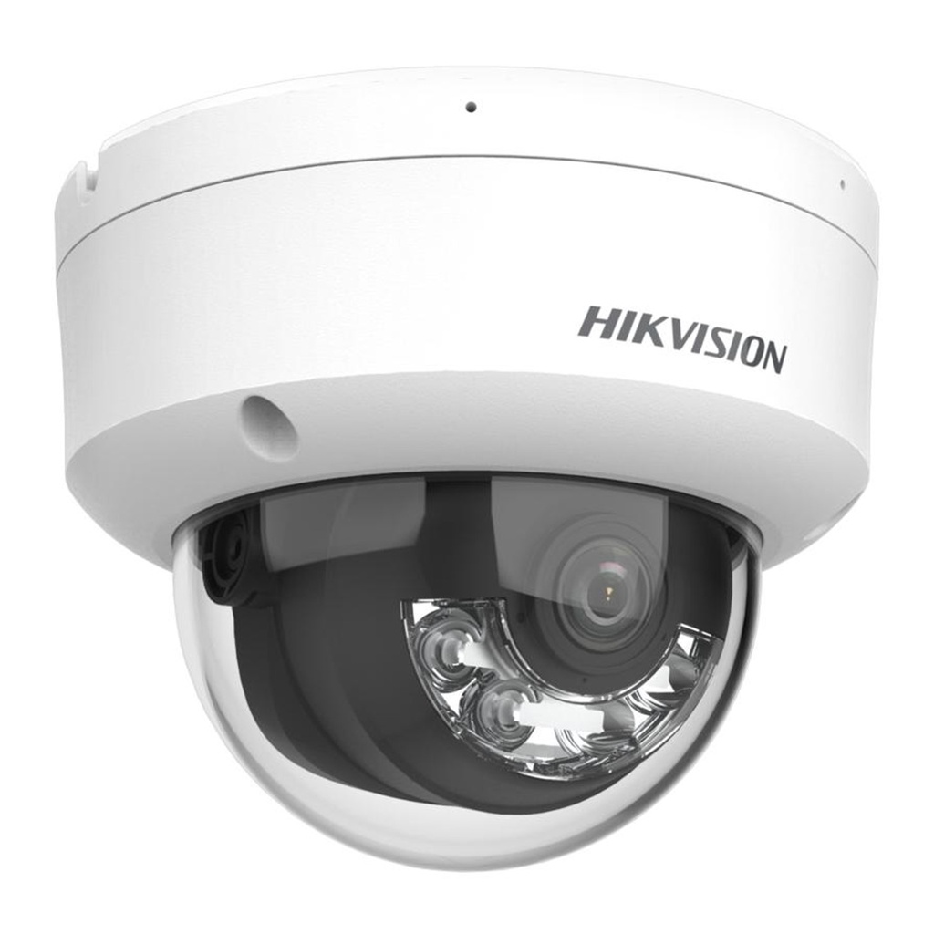 [DS-2CD1123G2-LIU(2.8mm)] Hikvision - Cámara HD Domo con Audio IP 1080P [2MP] Lente 2.8mm Acusense Dual Light [Metal/Plástico]