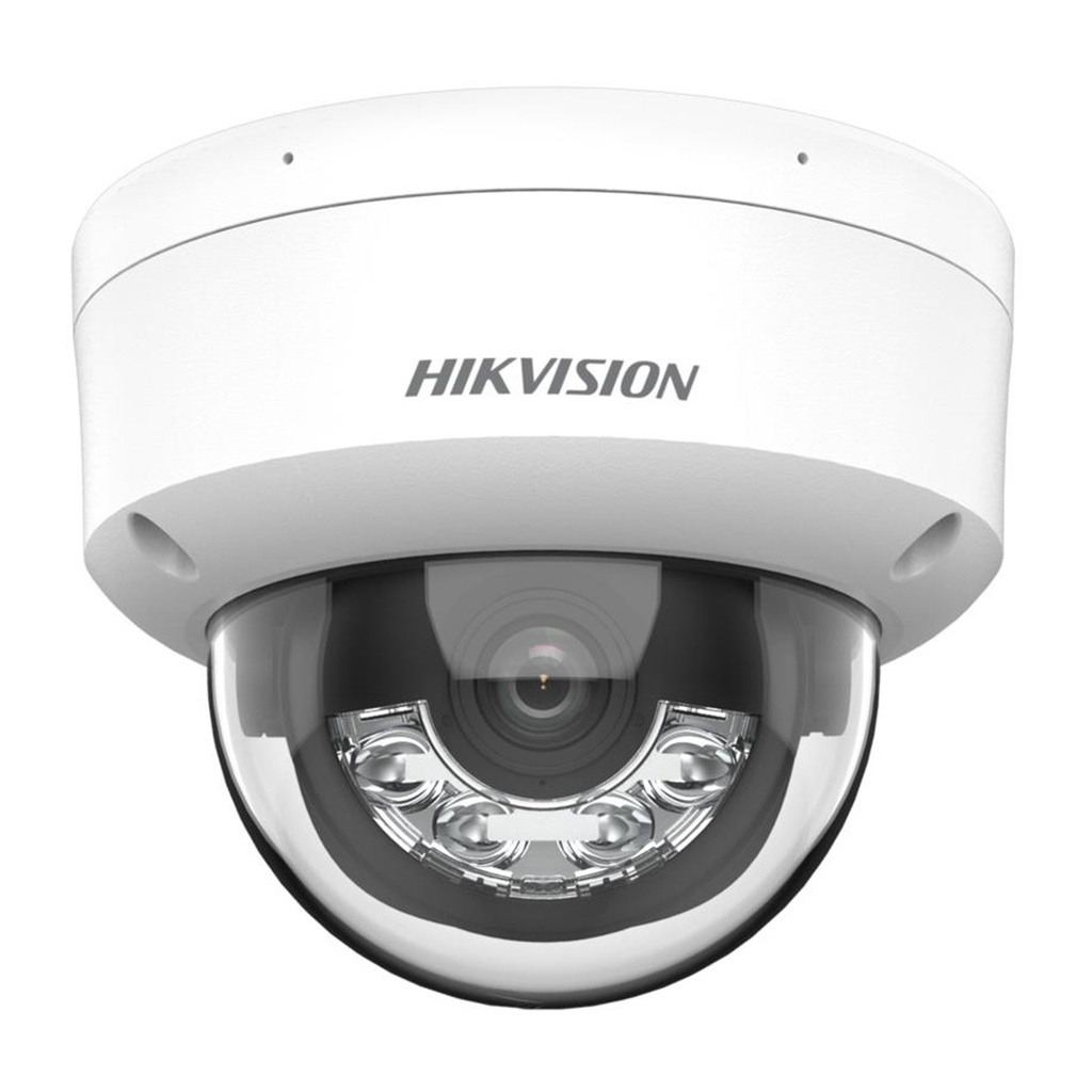 [DS-2CD1143G2-LIU(2.8mm)] Hikvision - Cámara HD Domo con Audio IP 2K [4MP] Lente 2.8mm Acusense Dual Light [Metal/Plástico]
