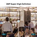 [C430I-2.8] Vigi By TP-Link - Cámara Domo IP POE HD [3MP] Lente 2.8mm