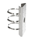 [DS-1475ZJ-SUS] Hikvision - Montaje para Poste de Cámaras Domo/Bullet DS-2CD27XX / DS-2CD26XX