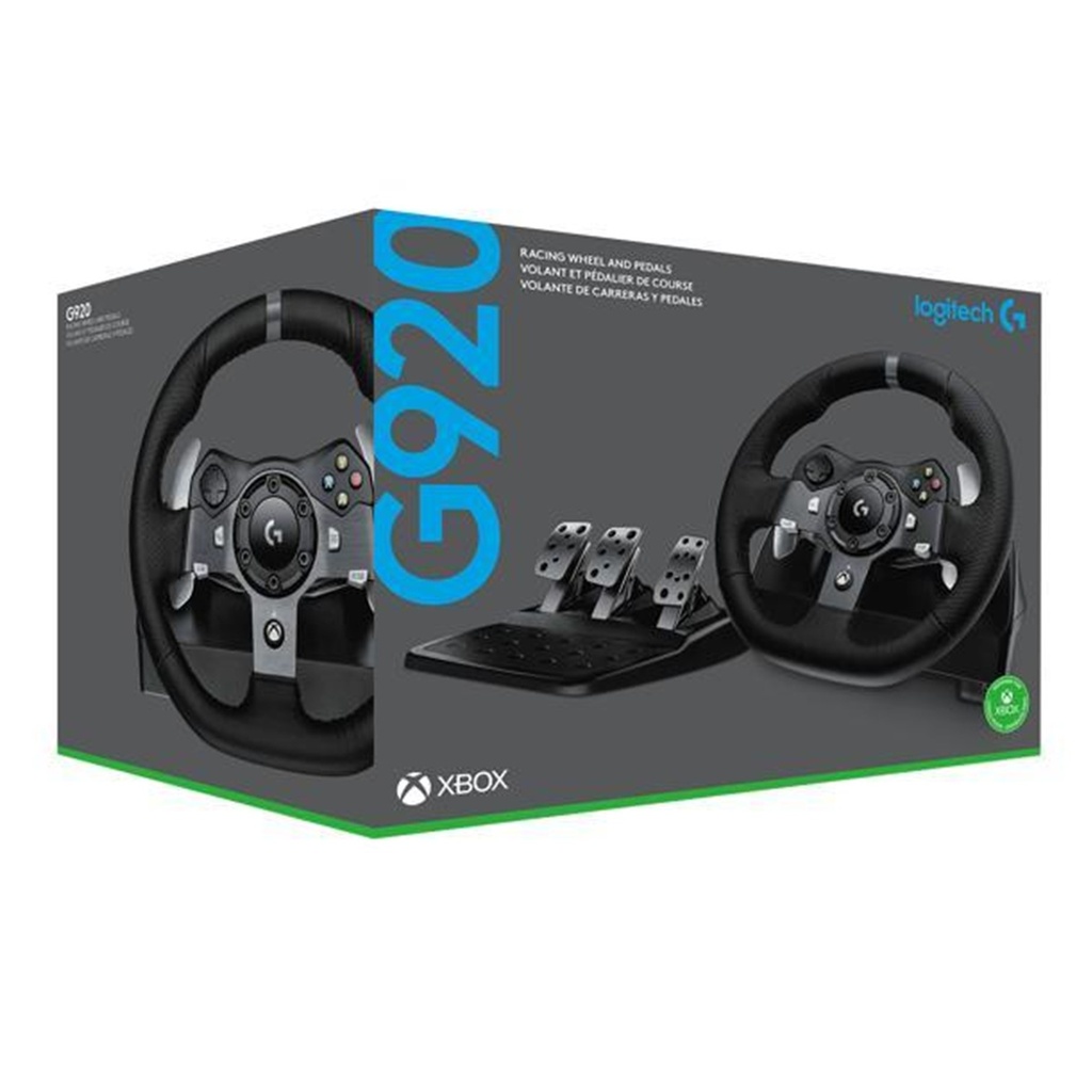 [G920] Logitech - Volante y Padales de Carreras Para Xbox y PC