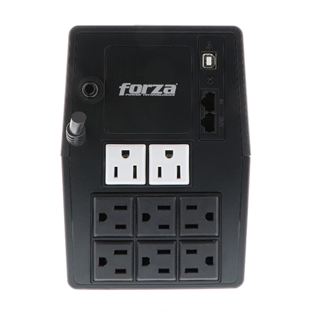 [SL-1011UL] Forza - UPS Interactivo 1000VA/600W Torre Pantalla LCD 110V [8] x NEMA 5-15R