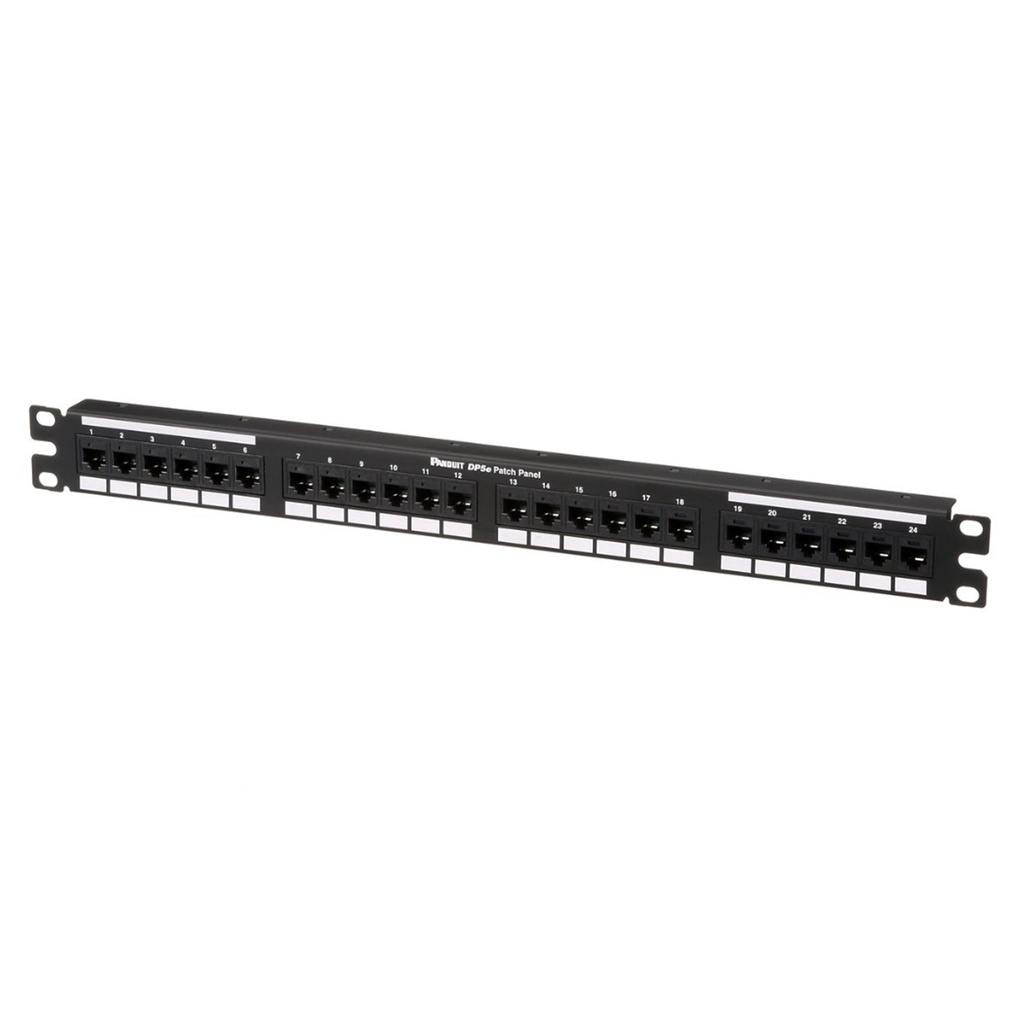 [DP245E88TGY] Panduit - Patch Panel 24 puertos Categoria 5e