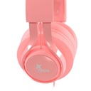 [XTH-355] Xtech - Audifonos Alambricos Para Niños Con Micrófono Rosado