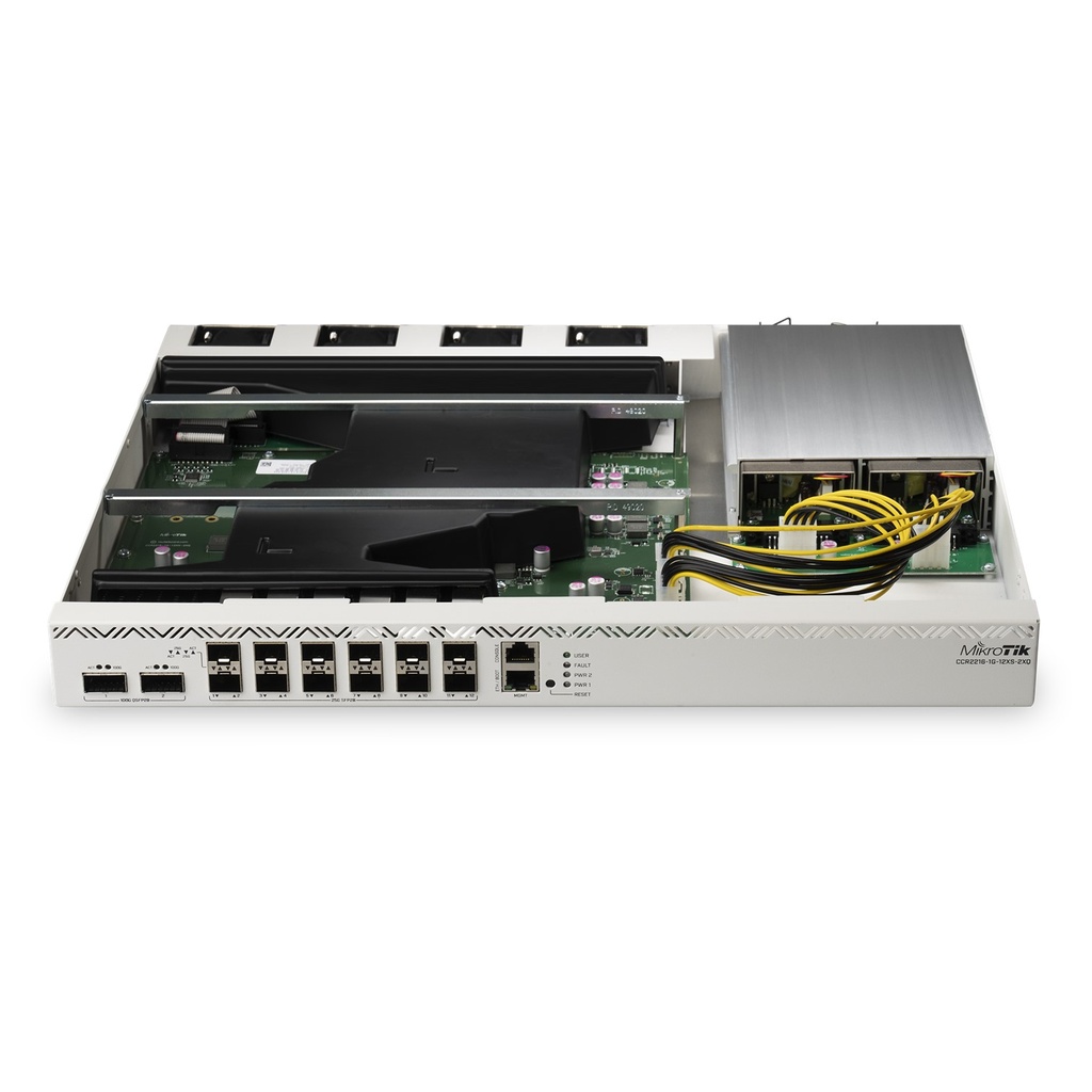 [CCR2216-1G-12XS-2XQ] Mikrotik - Cloud Core Router 2216-1G-12XS-2XQ with RouterOS L6 license 