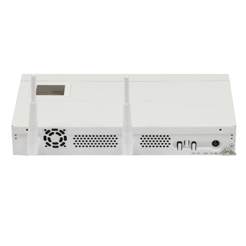 [CRS125-24G-1S-2HnD-IN] Mikrotik - 24x Gigabit Ethernet layer 3 Smart Switch, 1x SFP cage, LCD, 802.11b/g/n