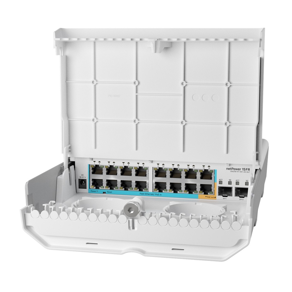 [CRS318-1Fi-15Fr-2S-OUT] Mikrotik - netPower 15FR with RouterOS L5 license