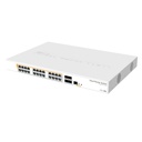 [CRS328-24P-4S+RM] Mikrotik - Cloud Router Switch 328-24P-4S+RM with RouterOS L5, 1U rackmount enclosure