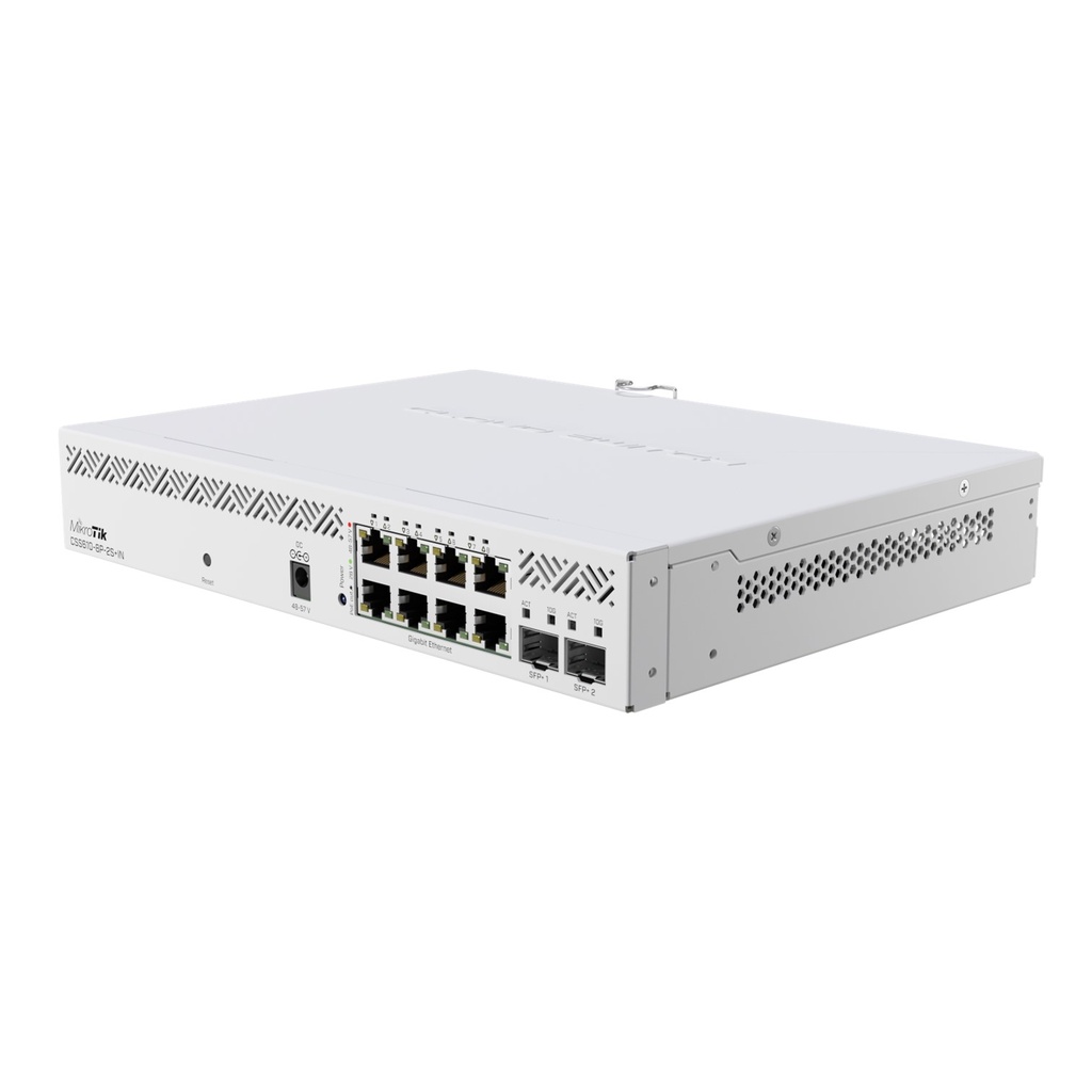 [CSS610-8P-2S+IN] Mikrotik - Cloud Smart Switch 610-8P-2S+IN, (SwitchOS), desktop enclosure 
