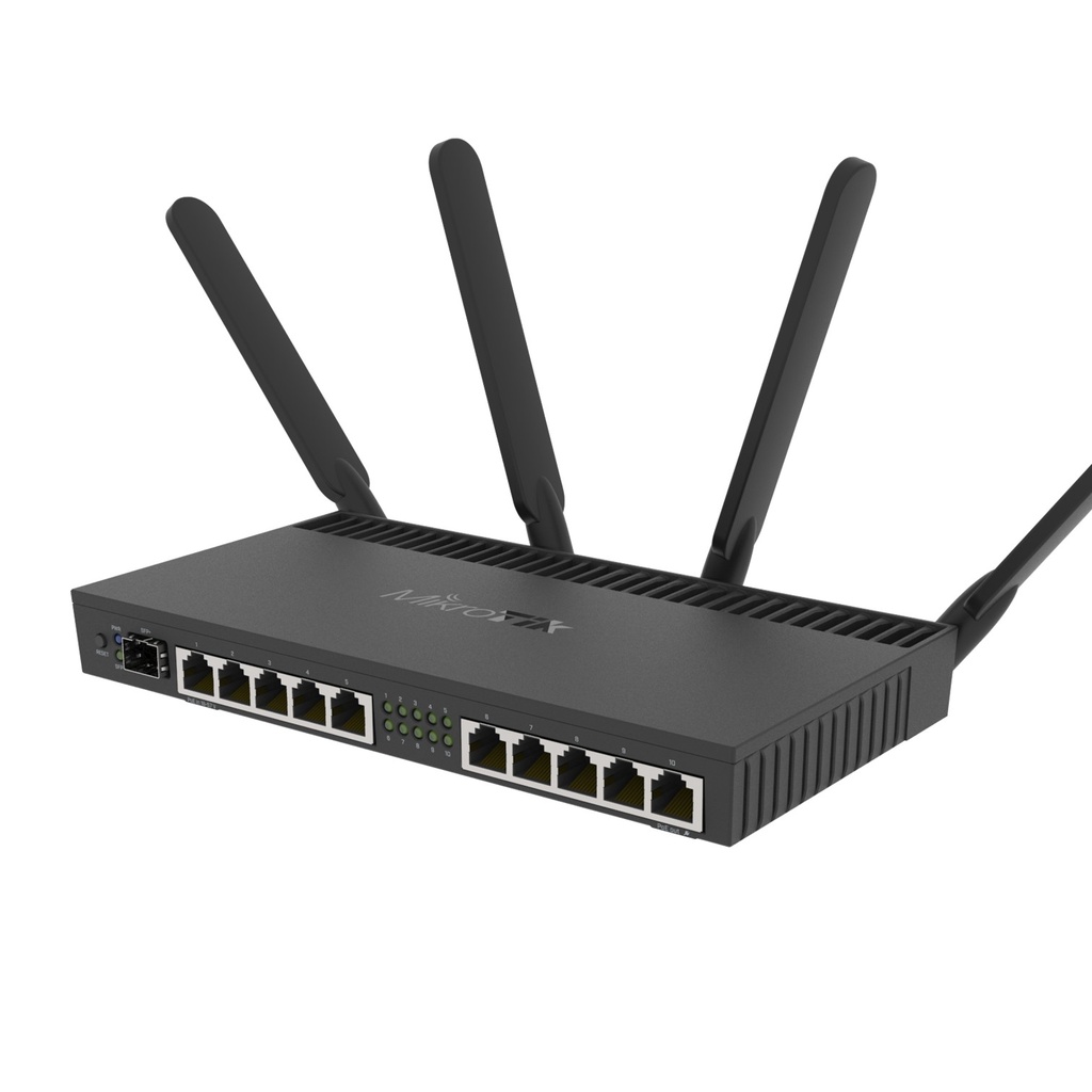 [RB4011iGS+5HacQ2HnD-IN] Mikrotik - RouterBOARD 4011iGS+5HacQ2HnD with desktop case 