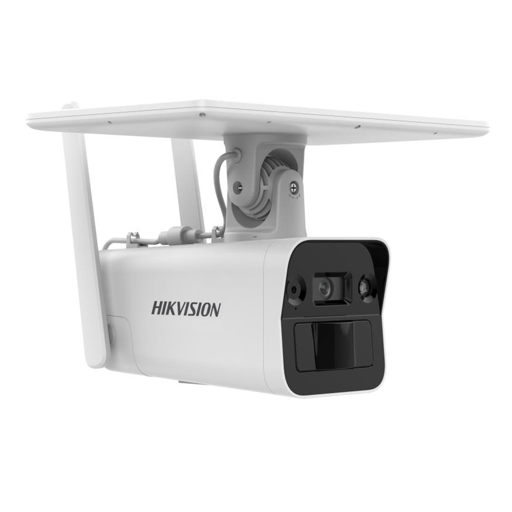 [DS-2XS2T41G1-ID/4G/C05S07(4mm)] Hikvision - Kit Solar IP All in One Doble Detección (Radar + PIR) [4MP] Lente 4 mm Panel Solar Batería de Respaldo de Litio 10Ah 4G Audio de Dos Vías