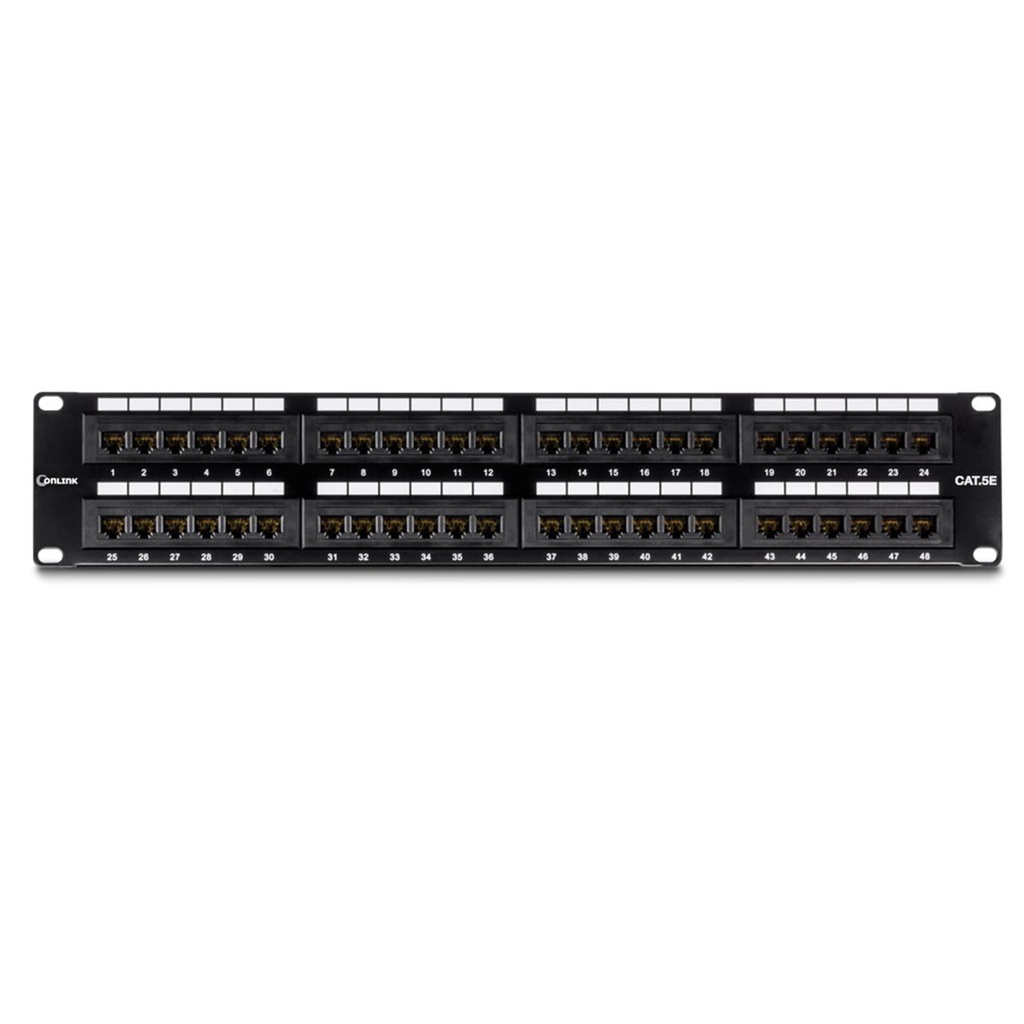 [PN-UTP5E48] Onlink - Patch Panel 48 Puertos 19" 2U Categoria 5E