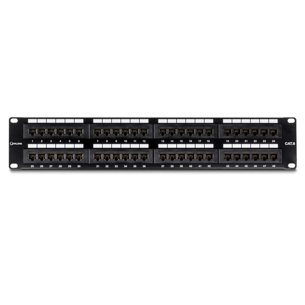 [PN-UTP648] Onlink - Patch Panel 48 Puertos 19" 2U Categoria 6