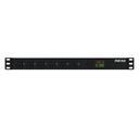 [FDP-1411M1U] Forza - Regleta Inteligente PDU para Rack Medible 1800W, 14 tomas, 1U, 110V