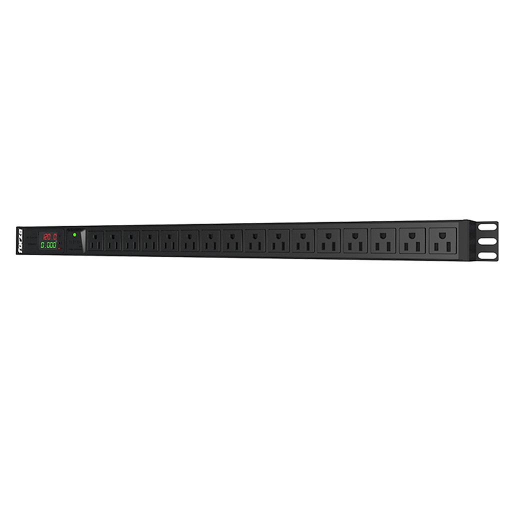 [FDP-1611M0U] Forza - Regleta Inteligente PDU para RackMedible 1800W, 16 tomas, 0U, 110V