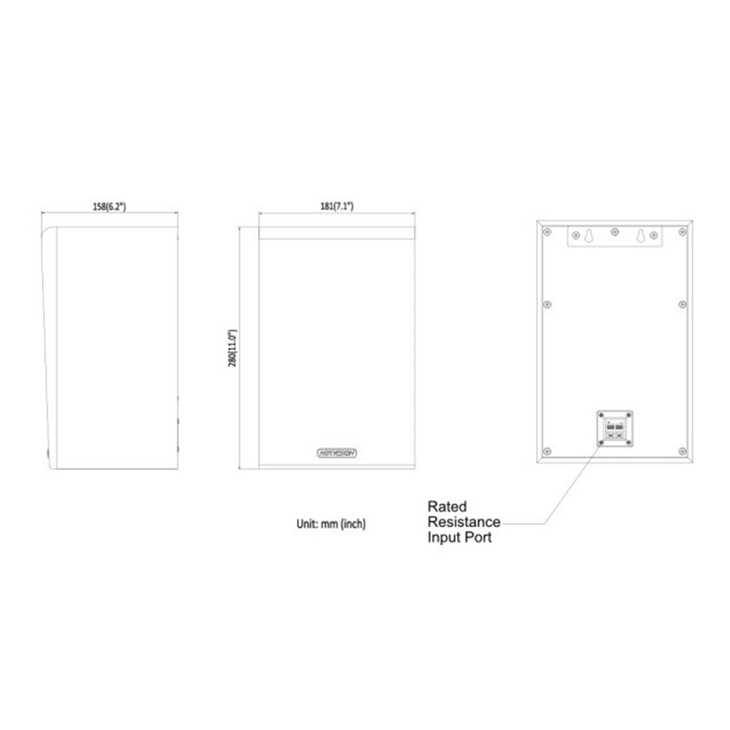 [DS-QAZ0110G1-S] Hikvision - Altavoz Secundario 10W 100 Hz a 20 KHz
