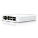 [USW-LITE-16-POE] Ubiquiti - Switch UniFi Lite Administrable PoE de 16 Puertos 10/100/1000 Mbps (8Puertos 802,03af/at), 45 W