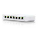 [USW-Ultra-210W] Ubiquiti - Switch PoE compacto capa 2, 8 puertos GbE (7 con salida PoE+ y 1 con entrada PoE++)