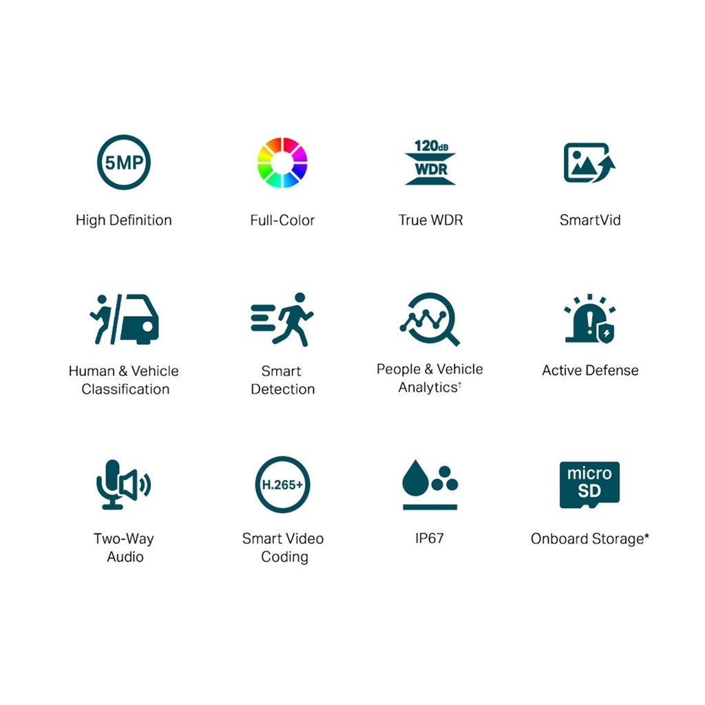 [C350-4] Vigi by TP-Link - Cámara Bullet IP para exteriores [5MP]