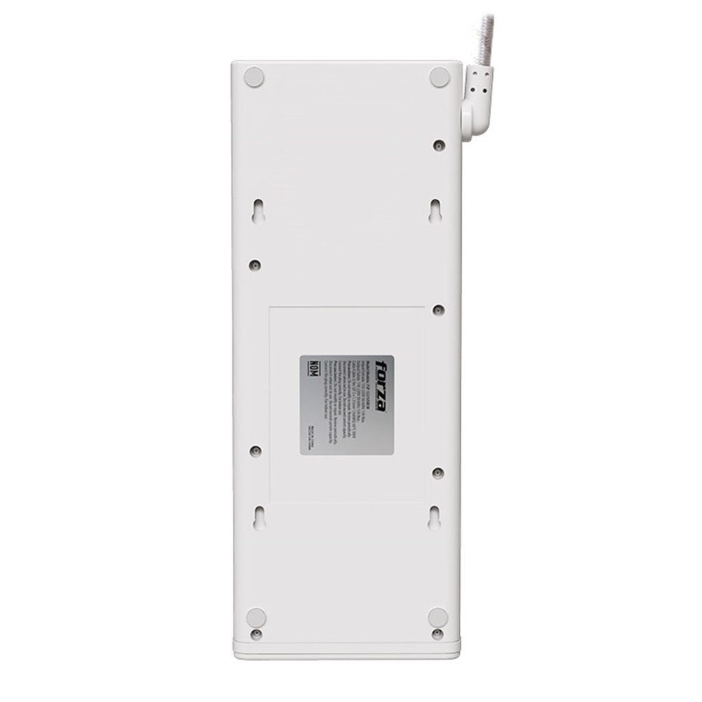 [FSP-1221USBCW] Forza - Protector de Voltaje 1625W/2700J 110V/240V [12] Tomas + [3] USBA + [1] USBC