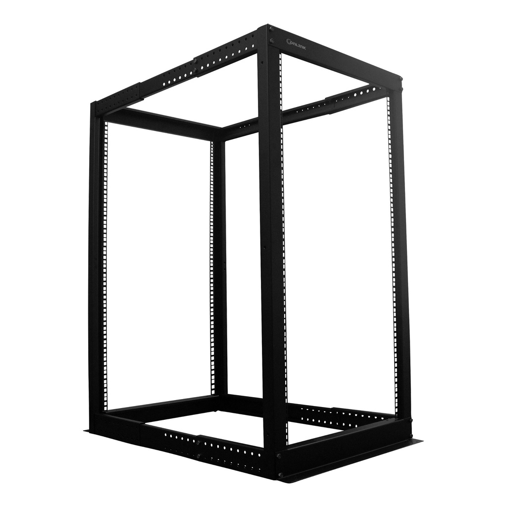 [R-22U-A4PE] Onlink - Rack de Piso Abierto 4 Postes 22U 1.10 Mts Extensible