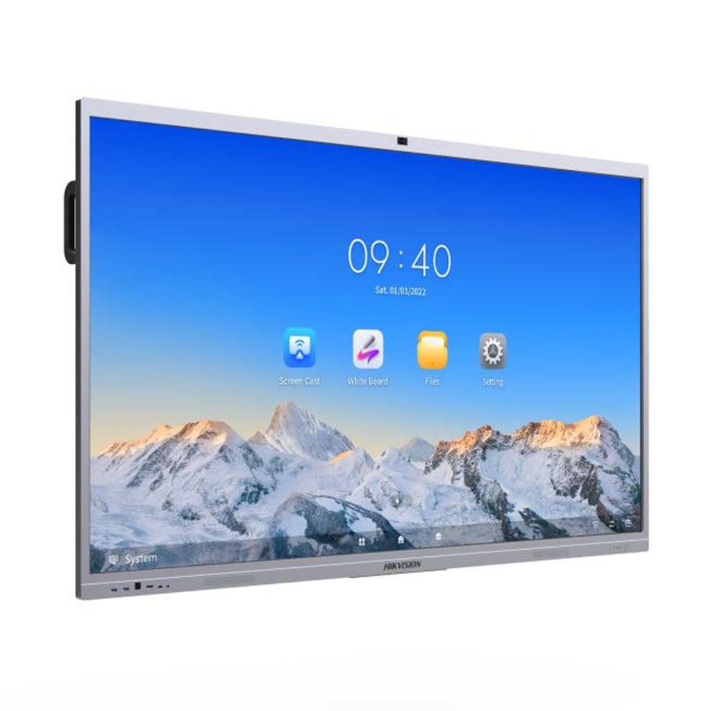 [DS-D5C86RB/B]  Hikvision - Pantalla Interactiva Tactil Android 13 Ultra HD 4K 86" con Cámara y Microfono [Incluye Base de Pared]