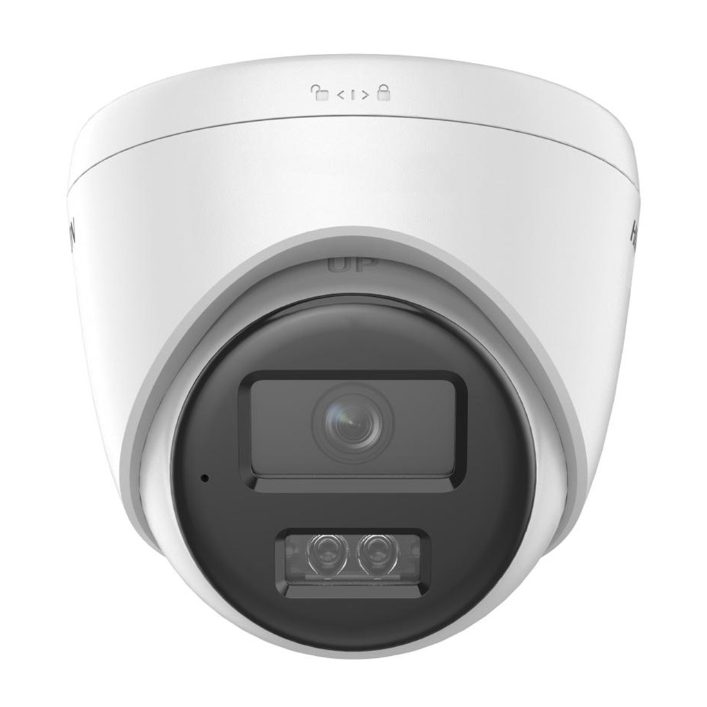 [DS-2CD1363G2-LIUF(2.8mm)(O-STD)] Hikvision - Cámara de Red Fija Domo Fija con Luz Hibrida Inteligente 6MP