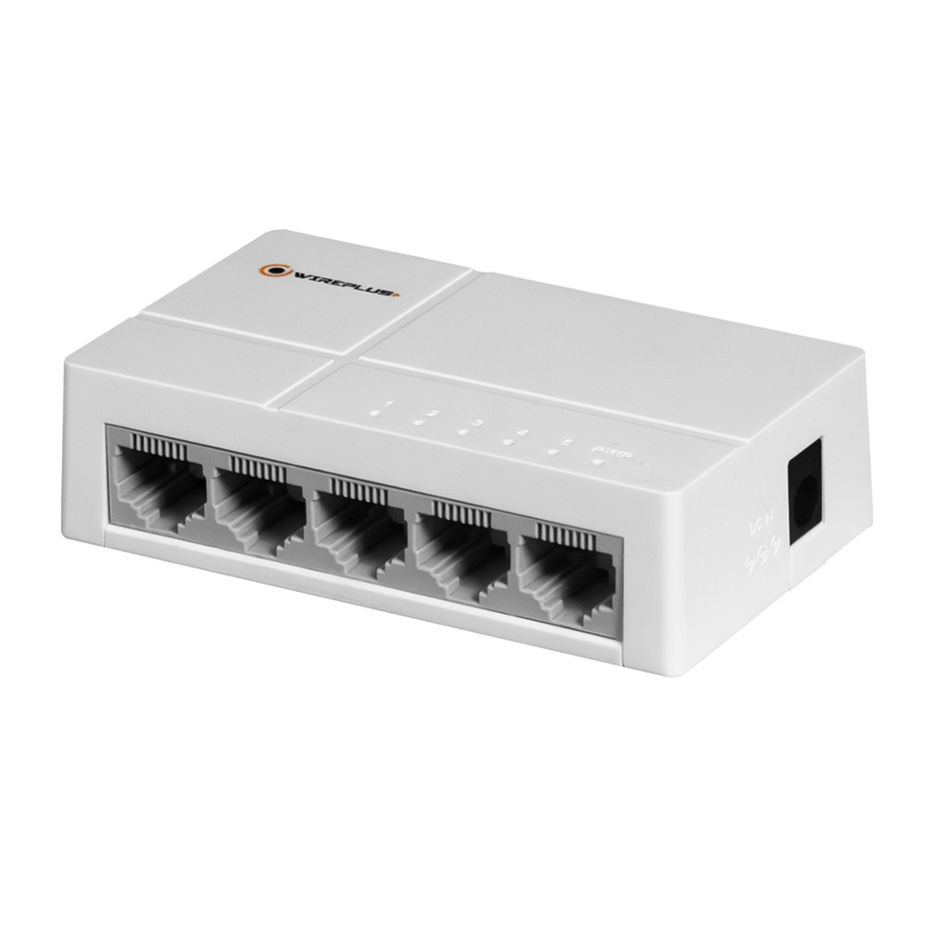 [WP-105P] Wireplus - Switch de Escritorio de 5 Puertos a  a 10/100 Mbps