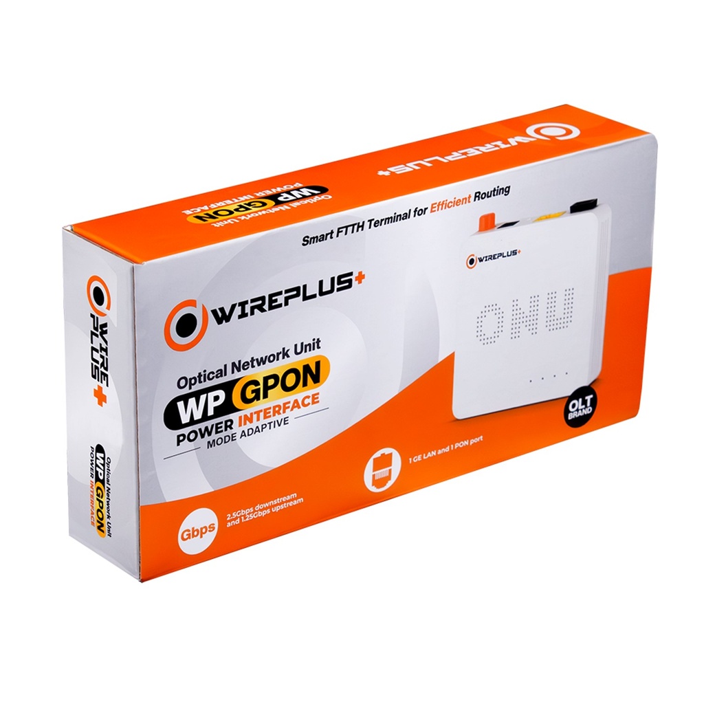 [WP-GPON] Wireplus - Terminal Onu GPON 1 Puerto Gigabit