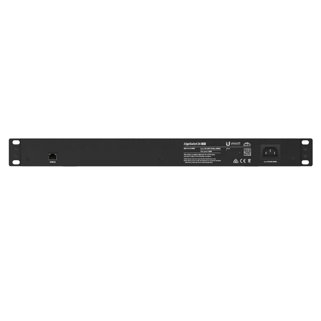 [ES-24-250W] Ubiquiti - Switch EdgeMAX Administrable de 24 Puertos Gigabit con PoE+/PoE Pasivo 24V + 2 Puertos SFP 250 W