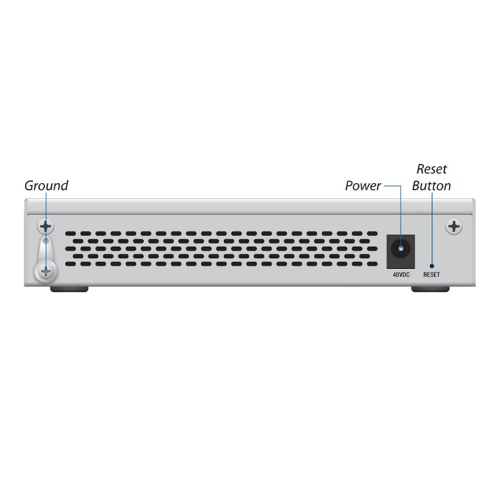 [US-8-60W-5] Ubiquiti - Switch UniFi Administrable Capa 2 de 8 Puertos Gigabit 4 Puertos Gigabit PoE 802.3af y 4 Puertos Gigabit Ethernet 60W