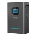 [MR-LFP48-100-WMD] Marsriva - Bateria de litio LiFePO4 de [51.2V/102AH, 5.22KWH]