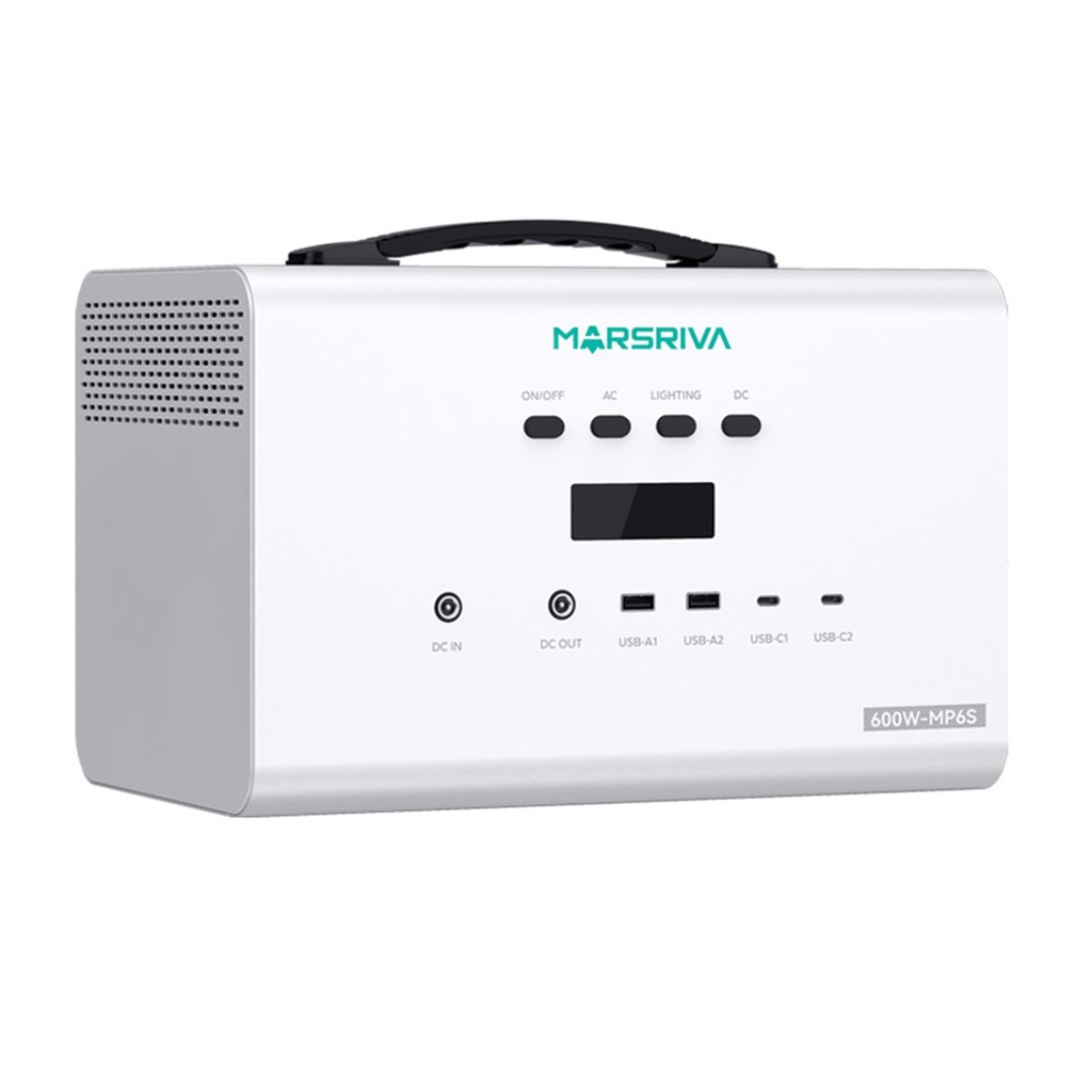 [MP6S] Marsriva - Estacion de Poder Portatil 600W [268.8WH/22.4V/12000MAH]