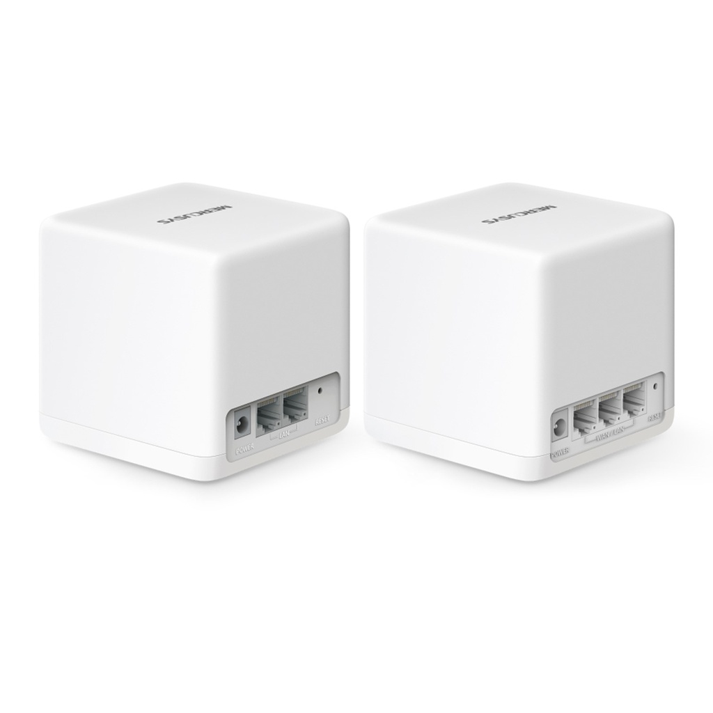 [HALO-H60X-2PACK] Mercusys - Router Inalambrico Wi-Fi 6 Doble Banda Mesh AX1500 [2 Unidades]