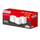 [HALO-H60X-3PACK] Mercusys - Router Inalambrico Wi-Fi 6 Doble Banda Mesh AX1500 [3 Unidades]