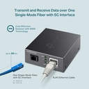 [TL-FC311A-20] TP-Link - Convertidor de medios Gigabit WDM