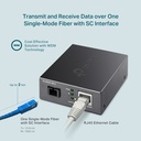 [TL-FC311B-2] TP-Link - Convertidor de medios Gigabit WDM
