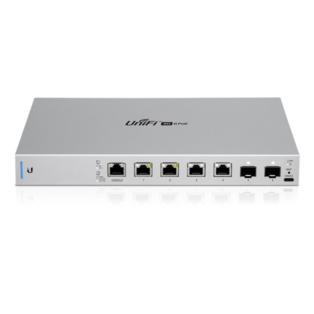 [US-XG-6POE] Ubiquiti - Switch UniFi 7 puertos [1 Puerto Consola + 4 Puertos PoE++ 802.3bt + 2 Puertos SFP+]